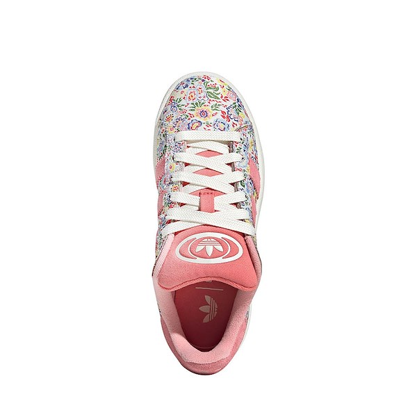 alternate view adidas x Liberty London Campus '00s Athletic Shoe - Big Kid - Pink / Multicolor / GumALT2