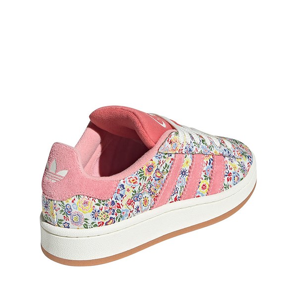 alternate view adidas x Liberty London Campus '00s Athletic Shoe - Big Kid - Pink / Multicolor / GumALT4