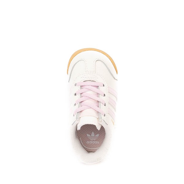 alternate view adidas Samoa Athletic Shoe - Baby / Toddler - Cloud White / Clear Pink / Gold MetallicALT2