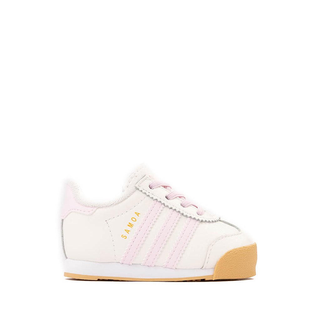 adidas Samoa Athletic Shoe - Baby / Toddler - Cloud White / Clear Pink / Gold Metallic