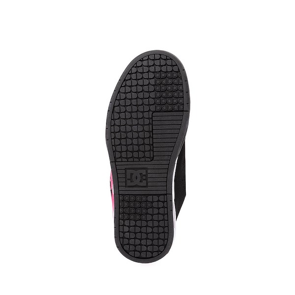 alternate view Womens DC Command Skate Shoe - Black / Hot PinkALT3