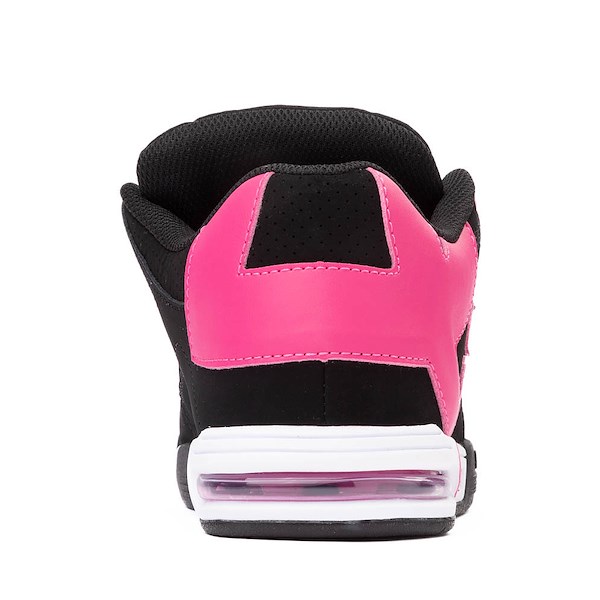 alternate view Womens DC Command Skate Shoe - Black / Hot PinkALT4
