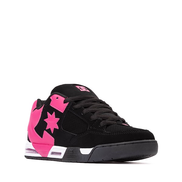 alternate view Womens DC Command Skate Shoe - Black / Hot PinkALT5