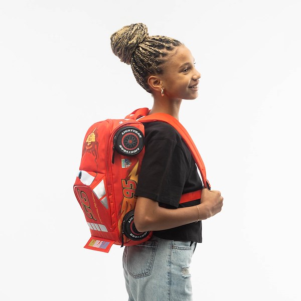 alternate view Cars Lightning McQueen Backpack - RedALT1B