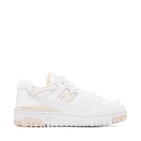 Womens New Balance 550 Athletic Shoe - White / Beige | Journeys