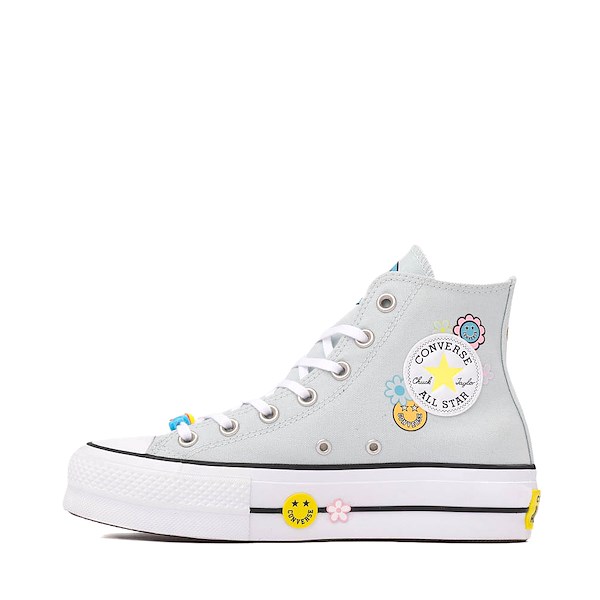 alternate view Womens Converse Chuck Taylor All Star Lift Smiley High-Top Sneaker - You Dew YouALT1