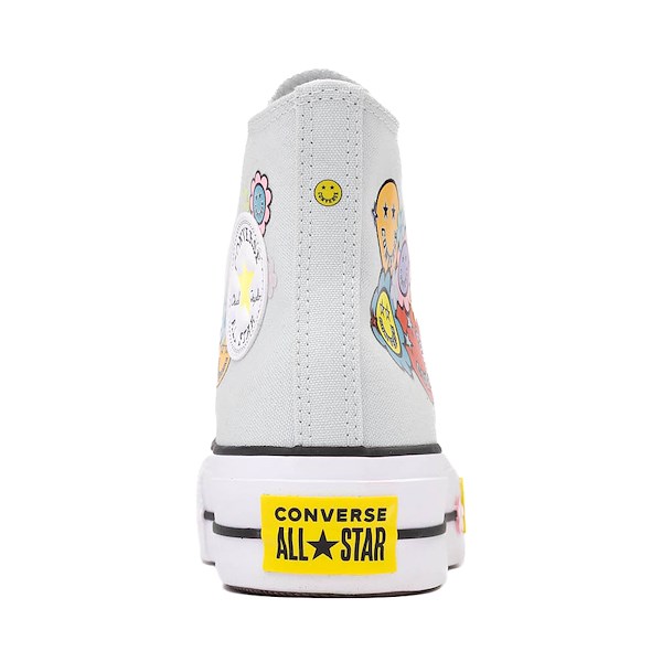 alternate view Womens Converse Chuck Taylor All Star Lift Smiley High-Top Sneaker - You Dew YouALT4