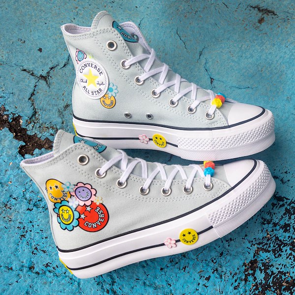 alternate view Womens Converse Chuck Taylor All Star Lift Smiley High-Top Sneaker - You Dew YouHERO