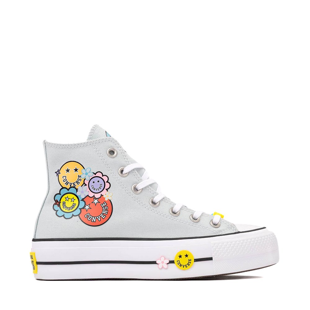 Womens Converse Chuck Taylor All Star Lift Smiley High-Top Sneaker - You Dew You