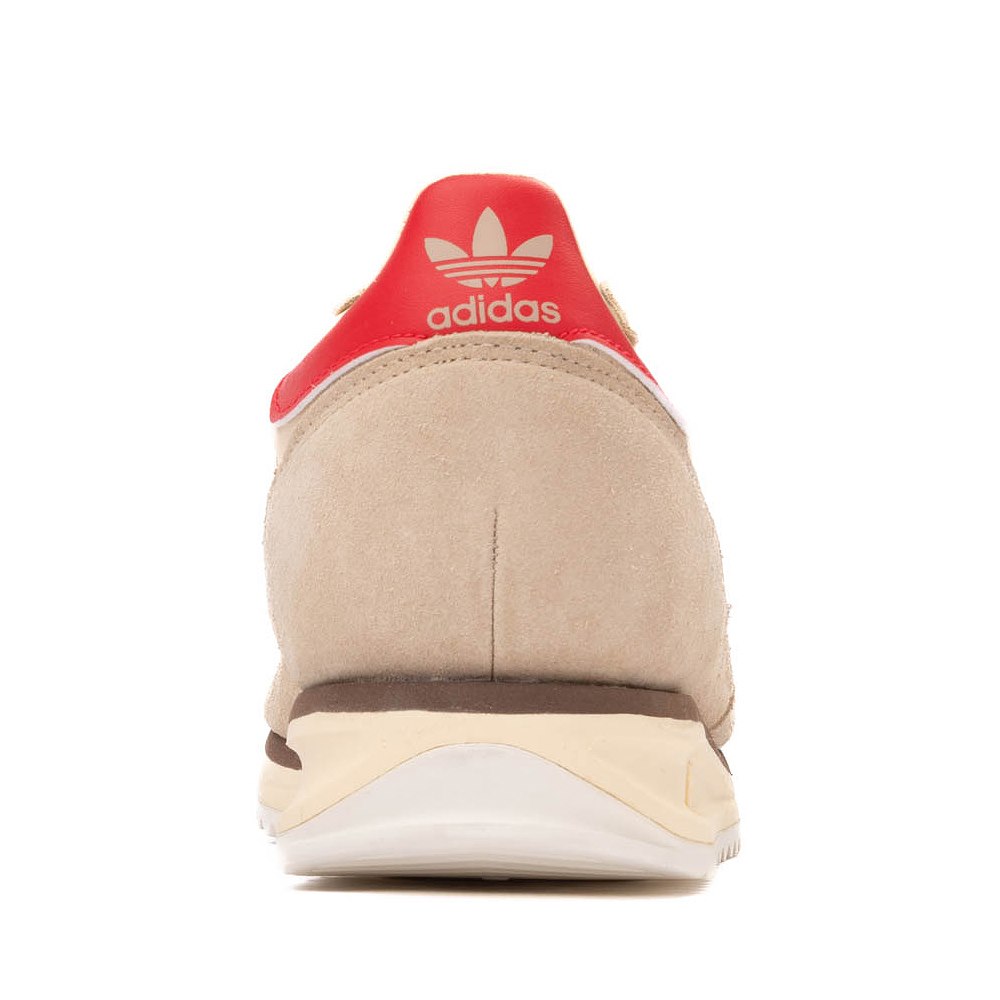 Mens adidas SL 72 RS Athletic Shoe - Magic Beige / Pure Ruby