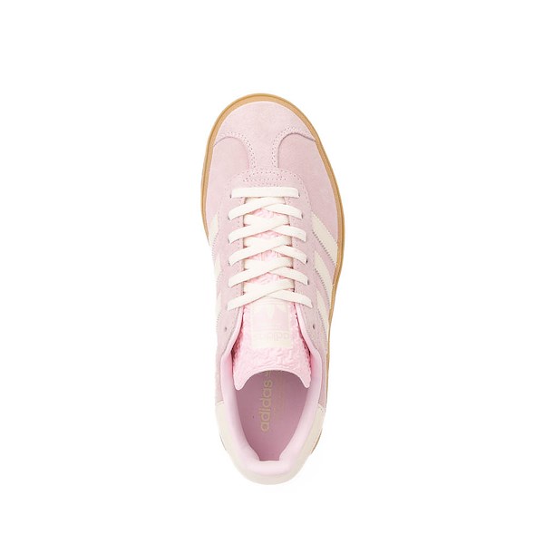 Womens adidas Gazelle Bold Athletic Shoe - Clear Pink / Cream White / Gold Metallic / Gum