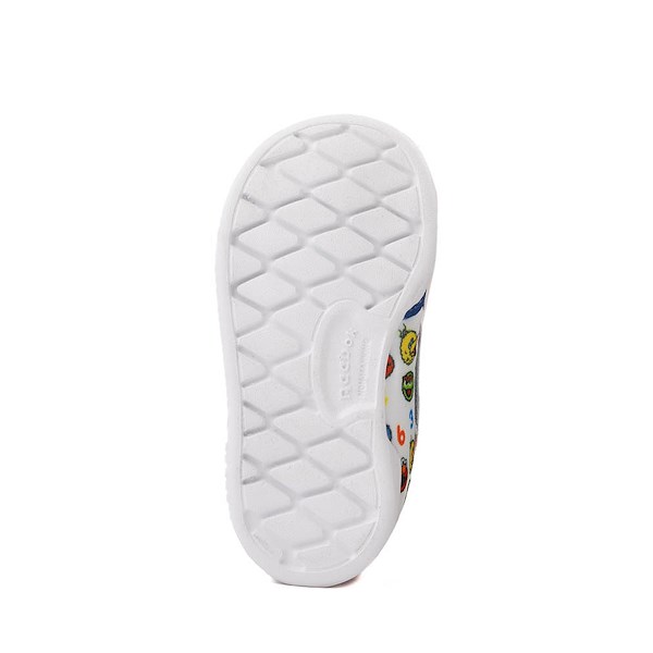 alternate view Reebok x Sesame Street Fun-All-Over Club C Revenge Slip-On Athletic Shoe - Baby / Toddler - White / MulticolorALT3