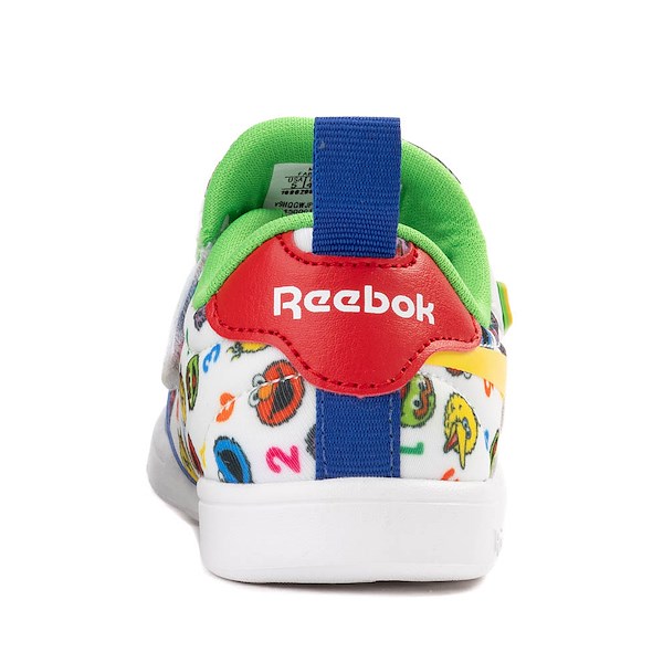 alternate view Reebok x Sesame Street Fun-All-Over Club C Revenge Slip-On Athletic Shoe - Baby / Toddler - White / MulticolorALT4