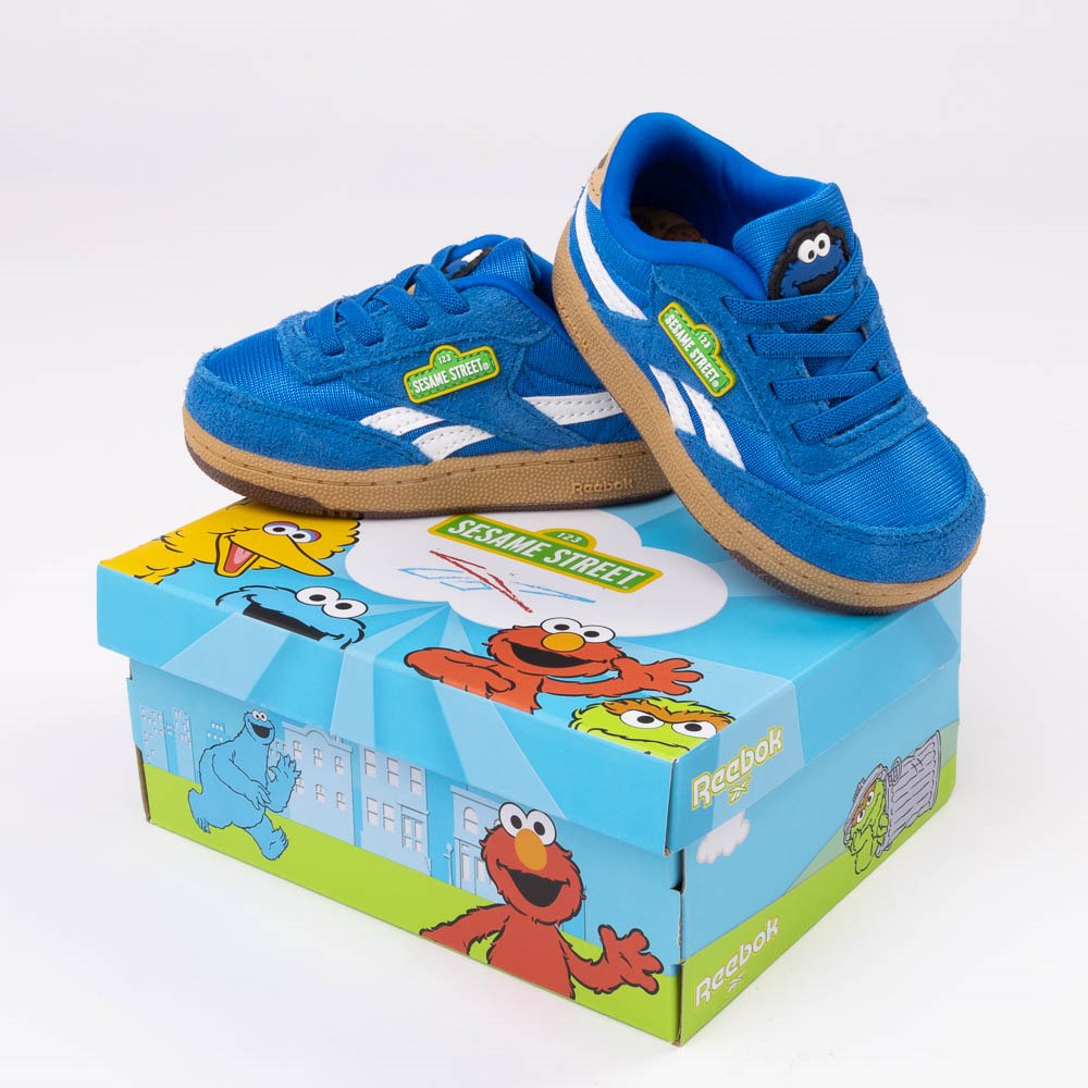 Reebok x Sesame Street Cookie Monster Club C Athletic Shoe - Baby / Toddler - Blue