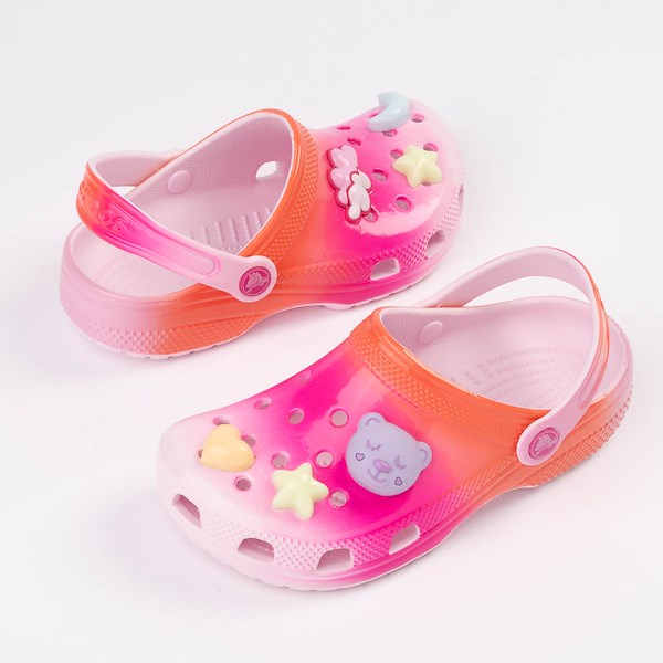 alternate view Crocs Classic Slumber Party Clog - Little Kid / Big Kid - Pink / MulticolorHERO