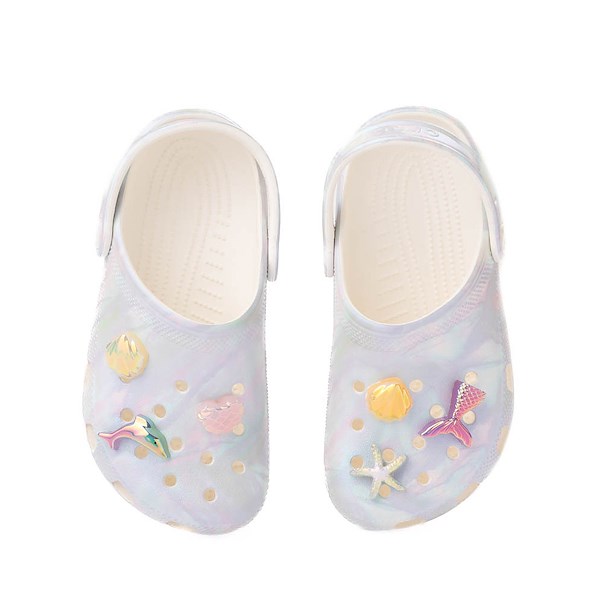 alternate view Crocs Classic Beach Clog - Little Kid / Big Kid - Mother Of PearlALT2