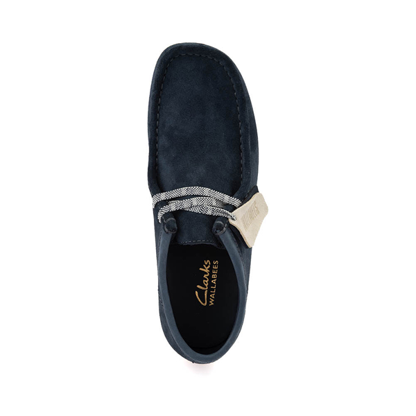 Clarks navy casual shoes on sale