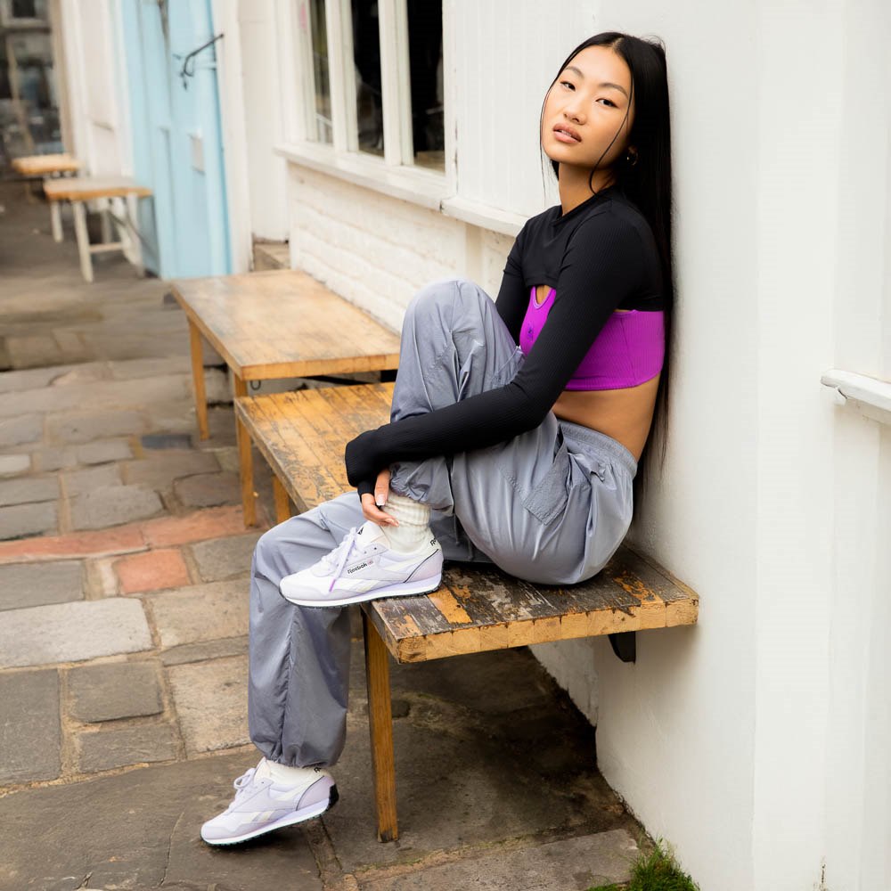 Womens Reebok Classic AZ Athletic Shoe - Digital Gleam / Chalk | Journeys