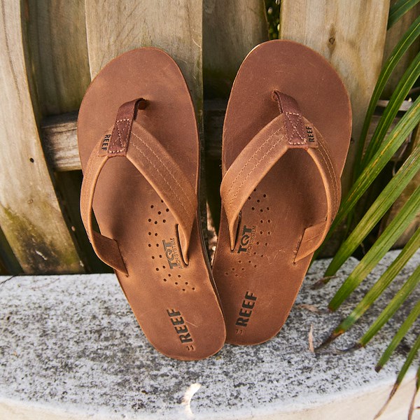 alternate view Mens Reef Draftsmen Sandal - Bronze BrownHERO