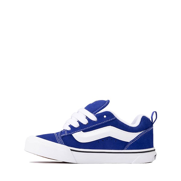 alternate view Vans Knu Skool Skate Shoe - Big Kid - Blue / True WhiteALT1