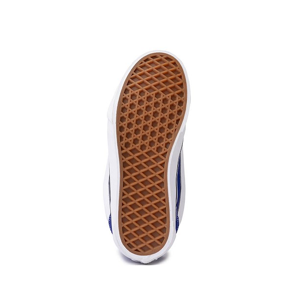 alternate view Vans Knu Skool Skate Shoe - Big Kid - Blue / True WhiteALT3