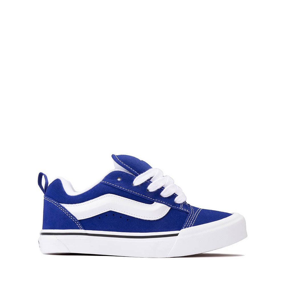 Vans Knu Skool Skate Shoe - Big Kid - Blue / True White