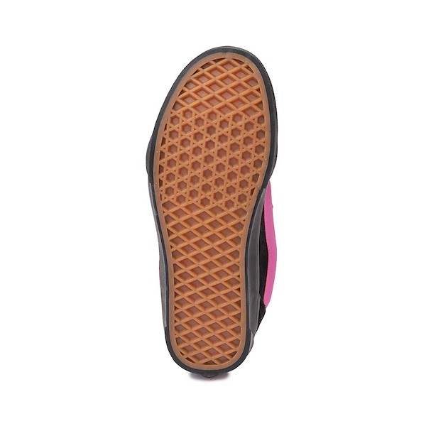 Vans Knu Skool Skate Shoe - Black / Pink / Leopard
