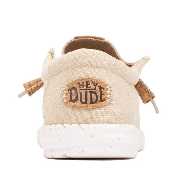 alternate view Mens HEYDUDE Wally Hemp Slip-On Casual Shoe - TanALT4