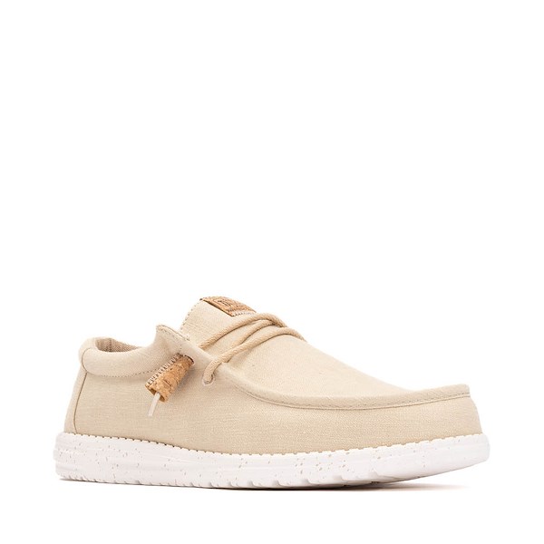 alternate view Mens HEYDUDE Wally Hemp Slip-On Casual Shoe - TanALT5