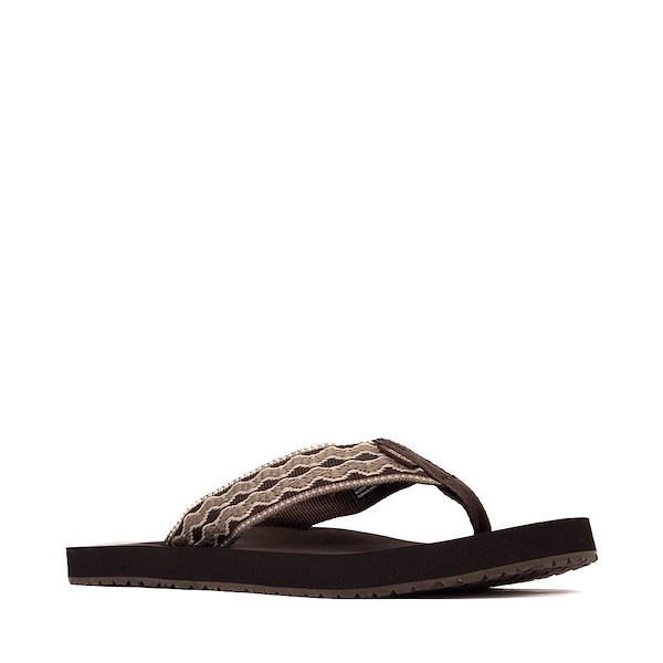 alternate view Mens Reef Smoothy Sandal - BrownALT5