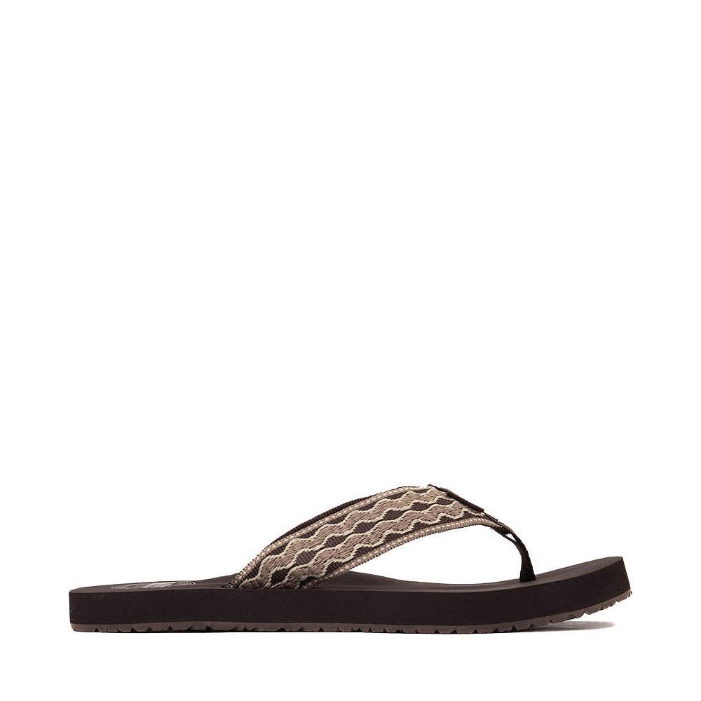 Mens Reef Smoothy Sandal - Brown