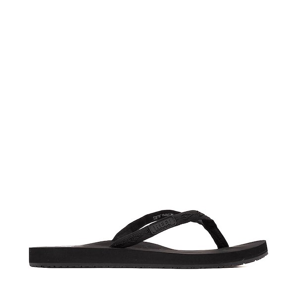 Womens Reef Ginger Slide Sandal - Black