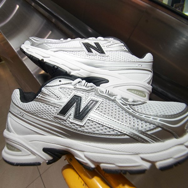 alternate view New Balance 740 Athletic Shoe - White / Black / SilverHERO