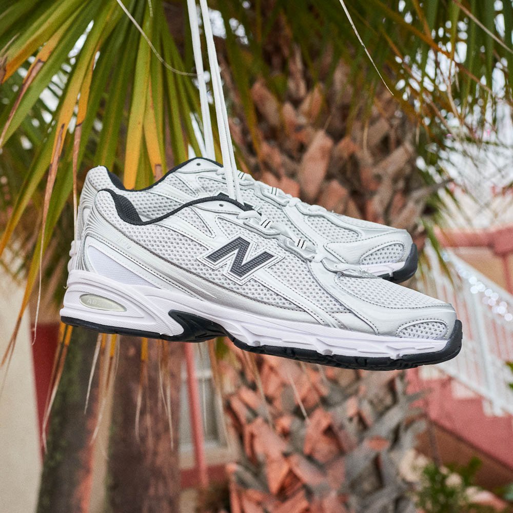 New Balance 740 Athletic Shoe - White / Black / Silver | Journeys