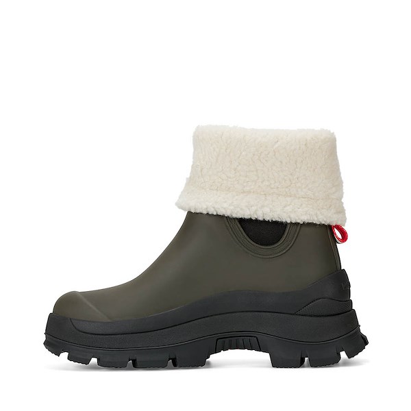 Womens Hunter Esme Lug Sole Waterproof Snow Bootie - Medium Green