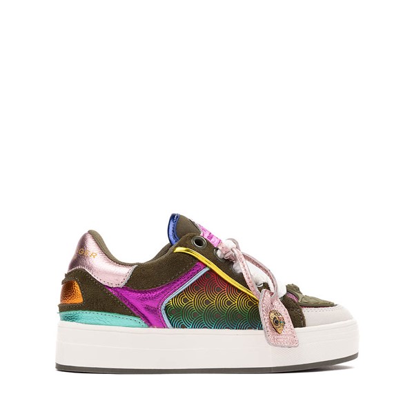 Kurt Geiger Mini Southbank Tag Sneaker - Little Kid / Big Green Multicolor