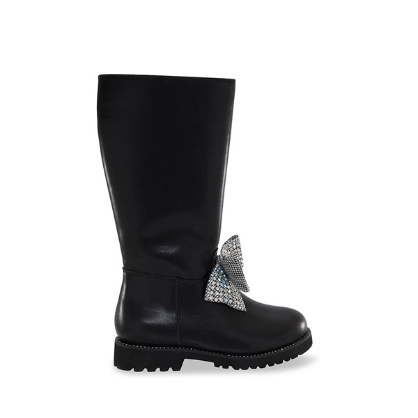 Kurt Geiger Mini Kensington Bow Tall Boot - Little Kid / Big Black