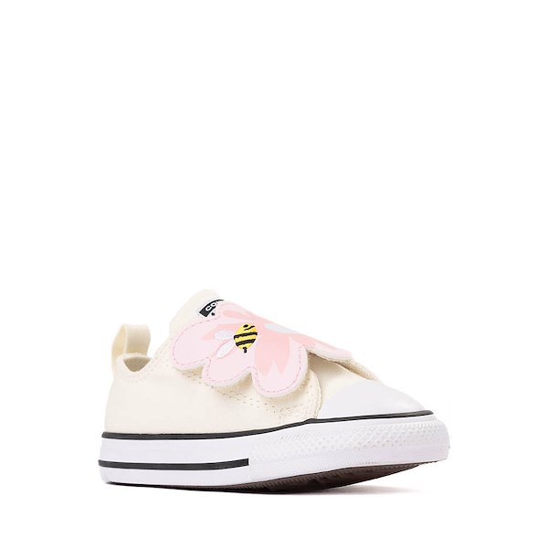 alternate view Converse Chuck Taylor All Star 1V Lo Flower And Bee Sneaker - Baby / Toddler - EgretALT5