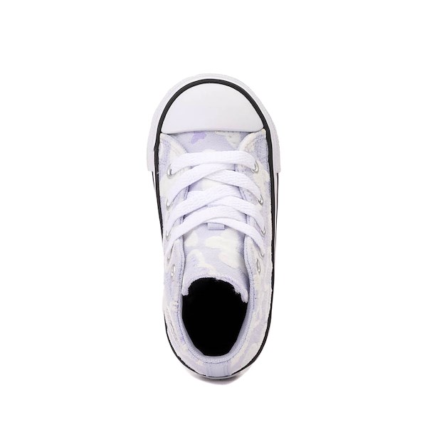alternate view Converse Chuck Taylor All Star High-Top Flocked Butterflies Sneaker - Baby / Toddler - Blueberry IceALT2