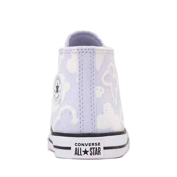 alternate view Converse Chuck Taylor All Star High-Top Flocked Butterflies Sneaker - Baby / Toddler - Blueberry IceALT4