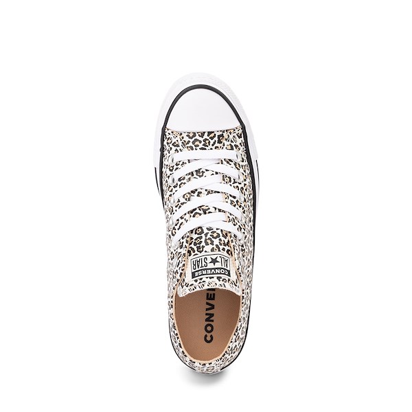 alternate view Converse Chuck Taylor All Star Animal Print Low-Top Sneaker - White LeopardALT2