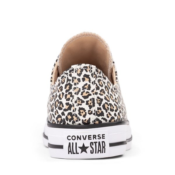 alternate view Converse Chuck Taylor All Star Animal Print Low-Top Sneaker - White LeopardALT4