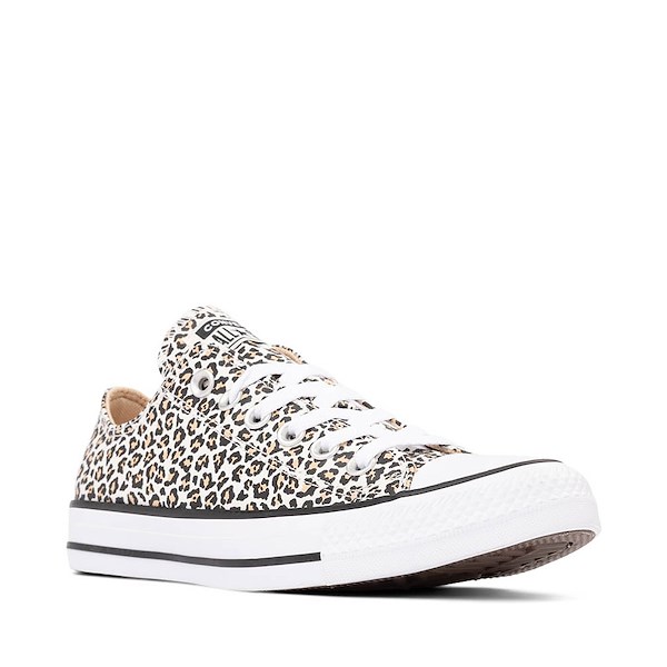 alternate view Converse Chuck Taylor All Star Animal Print Low-Top Sneaker - White LeopardALT5