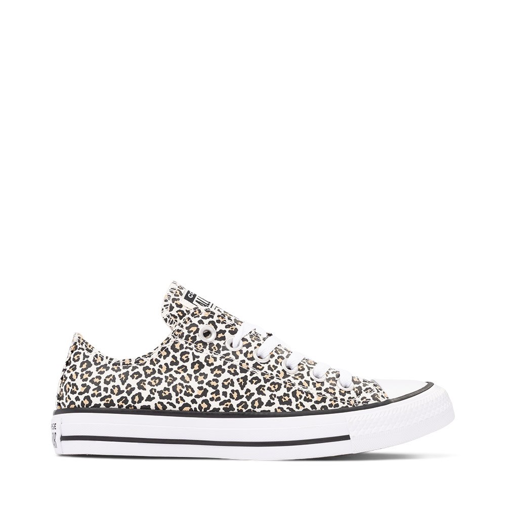 Converse Chuck Taylor All Star Animal Print Low-Top Sneaker - White Leopard
