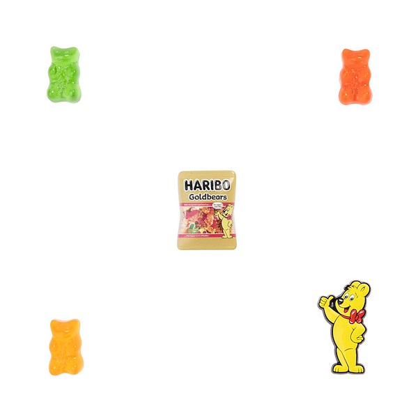 alternate view Haribo Crocs Jibbitz™ Gummi Bears Shoe Charms 5 Pack - MulticolorALT1