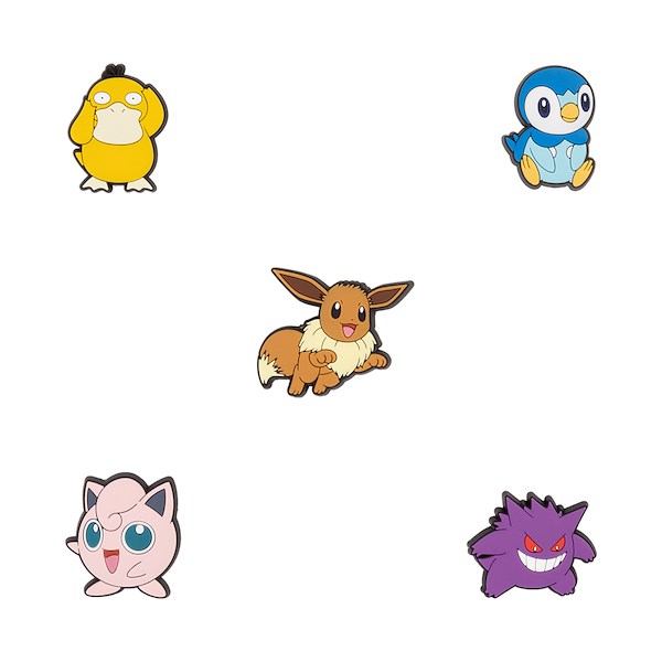 alternate view Pokémon Crocs Jibbitz™ Shoe Charms 5 Pack - MulticolorALT1