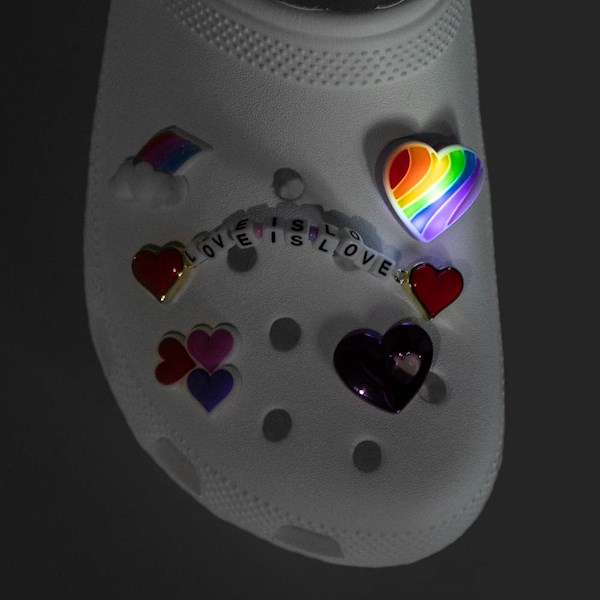 alternate view Crocs Jibbitz™ Love Shoe Charms 5 Pack - MulticolorALT1