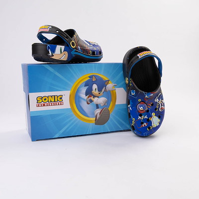 Main view of Sonic the Hedgehog&trade; x Crocs Classic Clog - Little Kid / Big Kid - Blue
