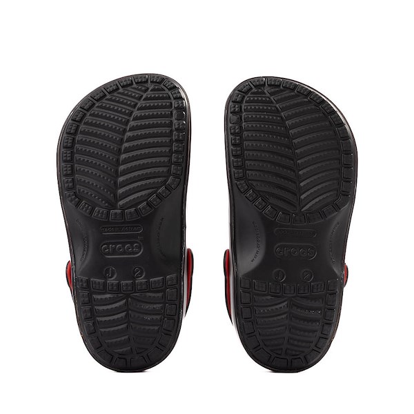 alternate view Sonic the Hedgehog™ x Crocs Classic Shadow Clog - Little Kid / Big Kid - Black / RedALT3