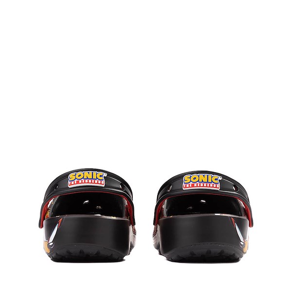 alternate view Sonic the Hedgehog™ x Crocs Classic Shadow Clog - Little Kid / Big Kid - Black / RedALT4